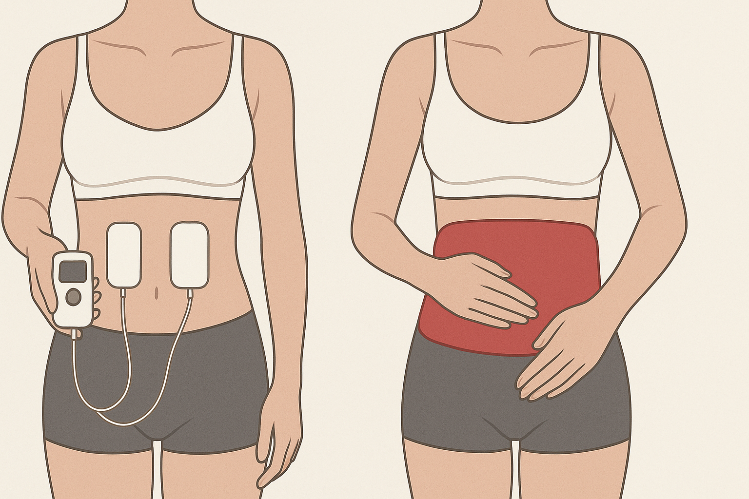 TENS vs. Heat Therapy for Menstrual Pain: A Detailed Comparison