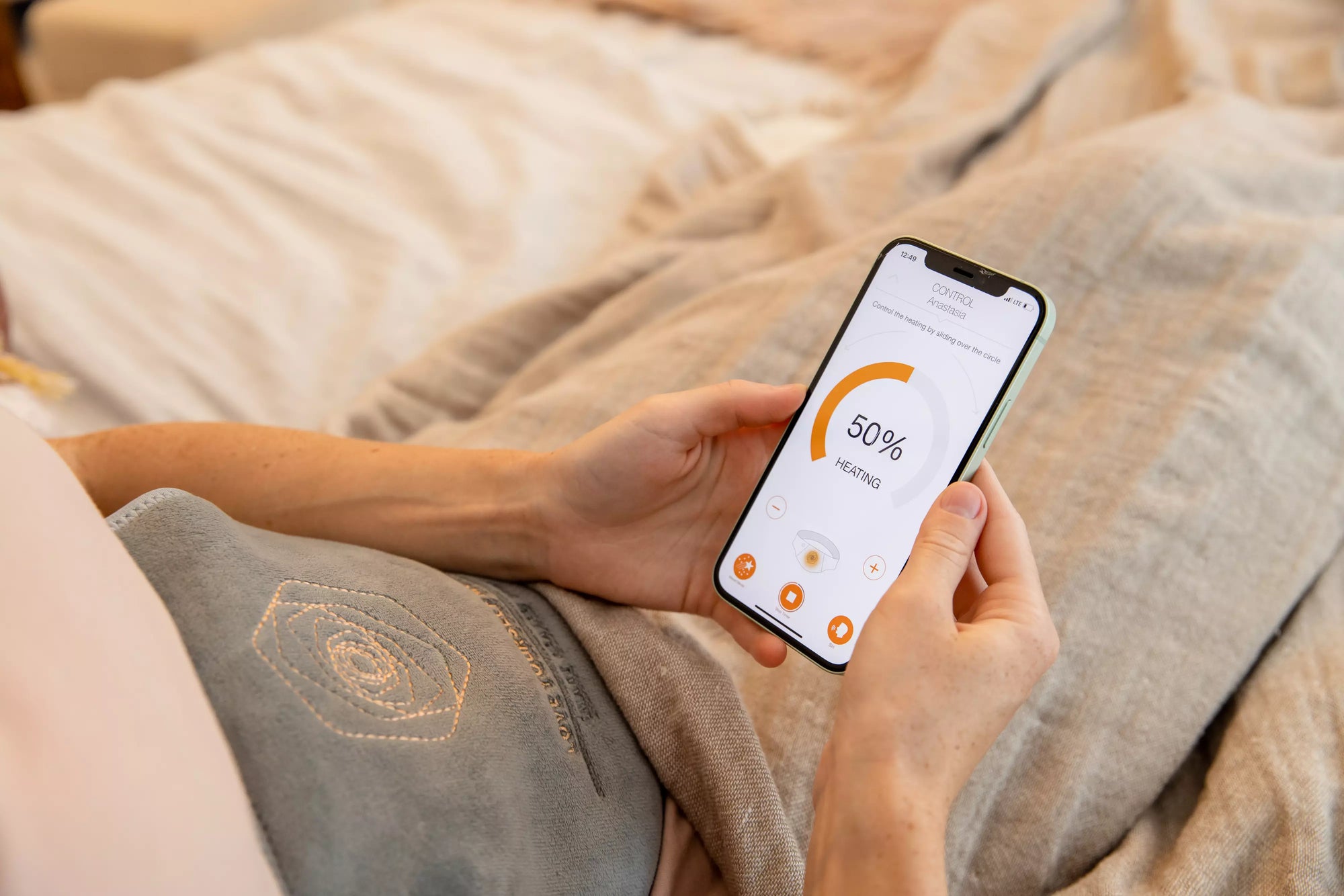 Vulpés Wärmegürtel mit präziser Smartphone Steuerung