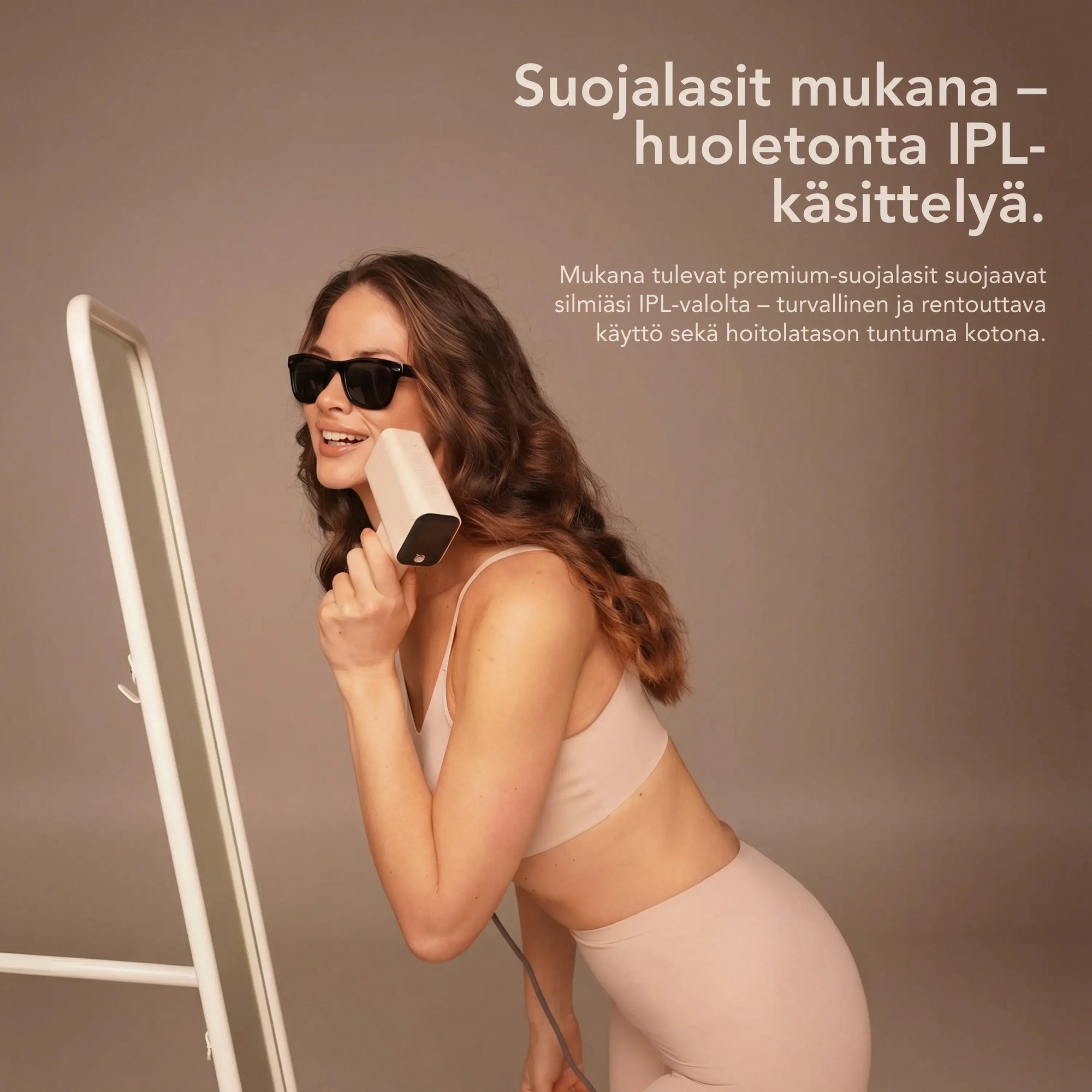 [FI] IPL Elysea - Premium epilaattori. Suojalasit mukana – huoletonta IPL-käsittelyä.