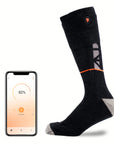 Vulpés HeatSock - Intelligente Beheizbare Socken | Smartphone Steuerung  | Merinowolle