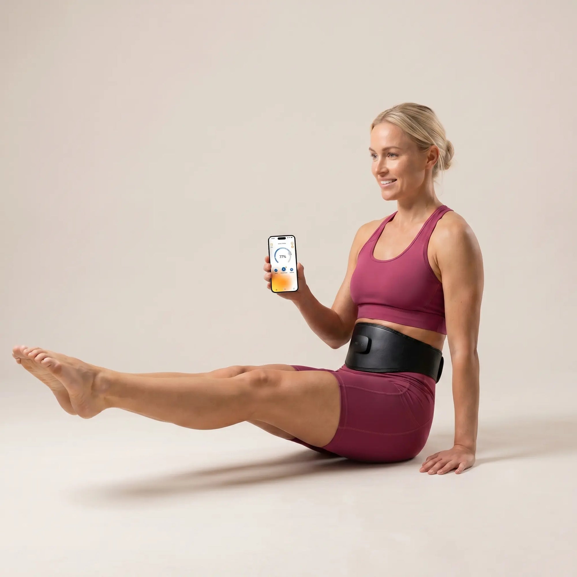 Vulpes Core EMS Belt - Abs Workout via App